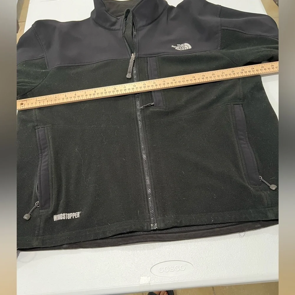 The North Face Windstopper Fleece Jacket Full Zip Black Mens XL